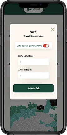 Mobile How it works: image showing zen hut therapist app